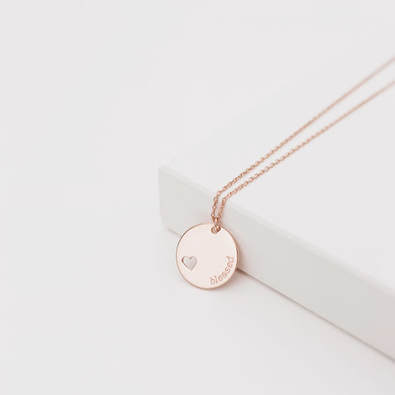 ThatBlissfulBalance.com Ladies Gift Guide - Jays & Jewels Rose Gold Custom Necklace