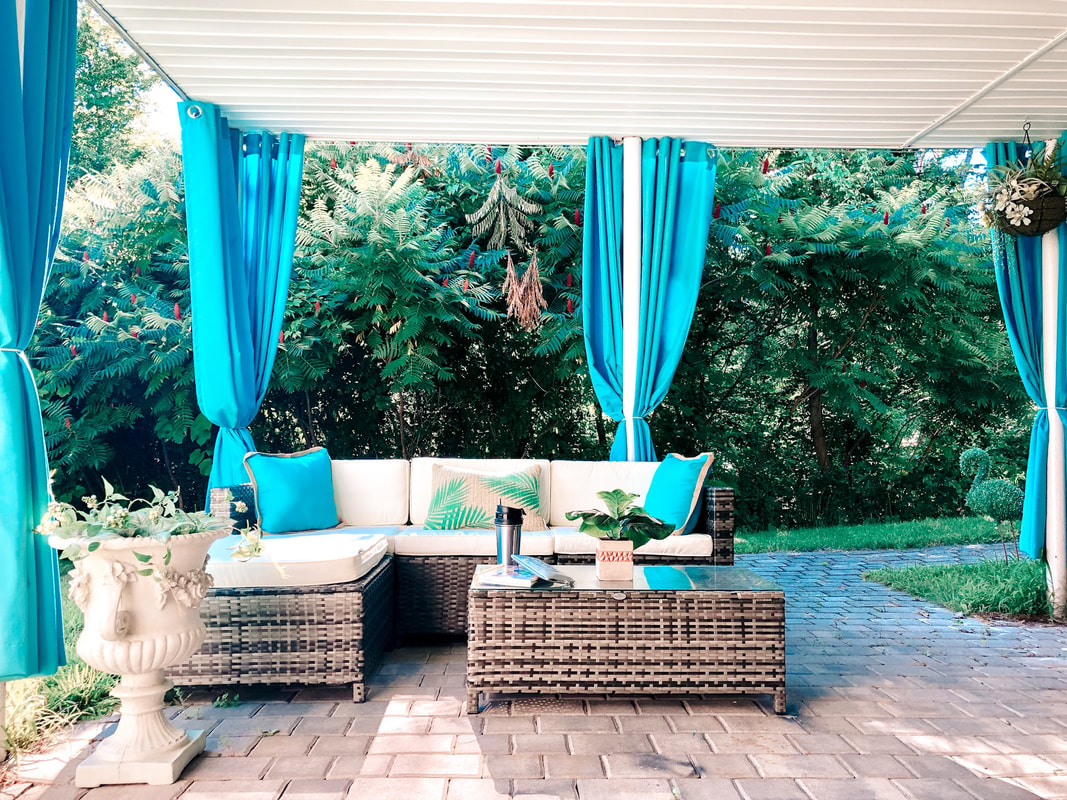 Create a Patio Paradise on a Budget - That Blissful Balance