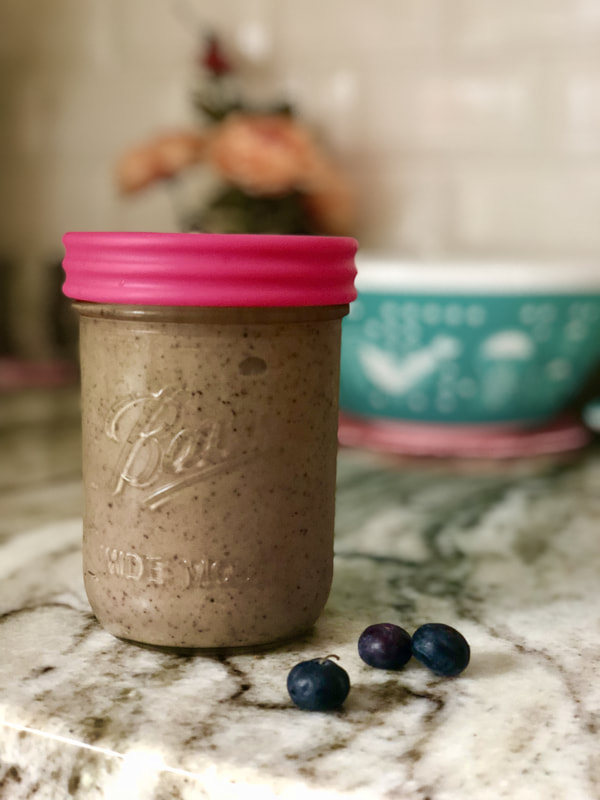 Healthy Ice Cream Recipe in Mason Jar - That Blissful Balance