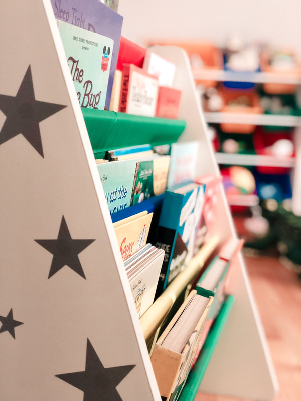 Starry Night Boy Nursery Decor DIY Star Book Holder - That Blissful Balance